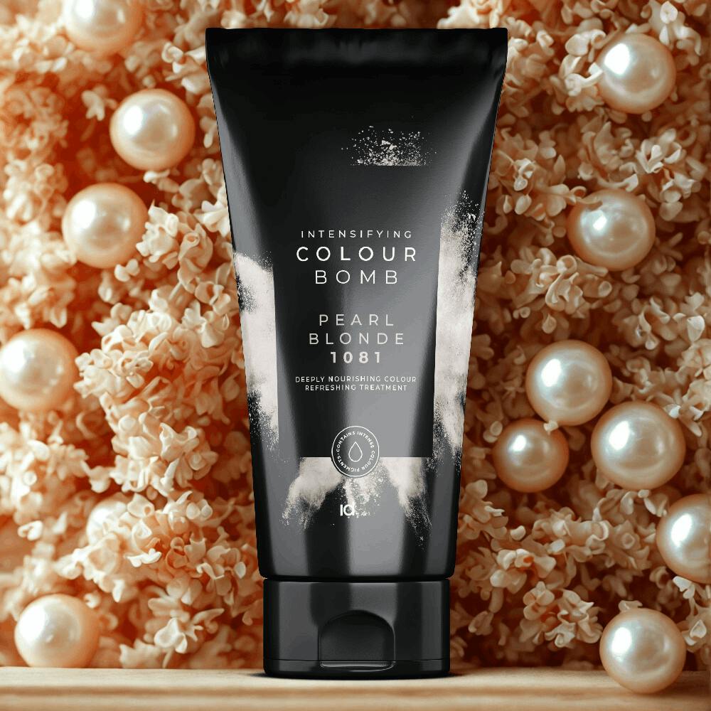 IdHAIR Colour Bomb Pearl Blonde 1081 pflegende Farbpflege zur Auffrischung heller Blondtöne im Haar