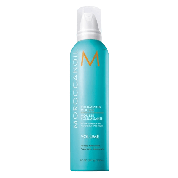 MOROCCANOIL Volumizing Mousse verleiht feinem Haar schwereloses Volumen und seidigen Glanz beim Styling