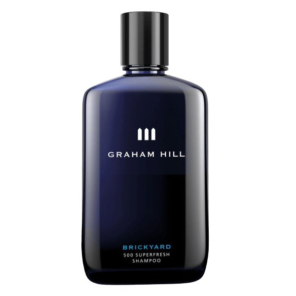 Graham Hill BRICKYARD 500 Superfresh Shampoo für tägliche Haarwäsche mit Koffein für mehr Volumen und frische Kopfhaut