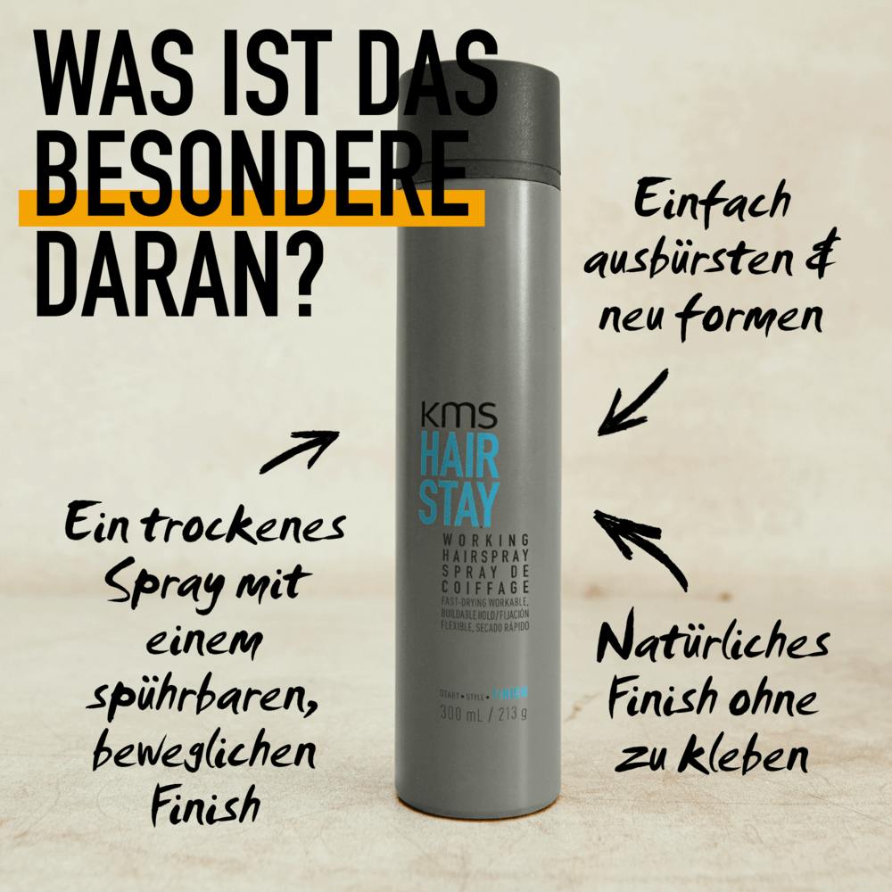 KMS HAIRSTAY Working Spray 300ml