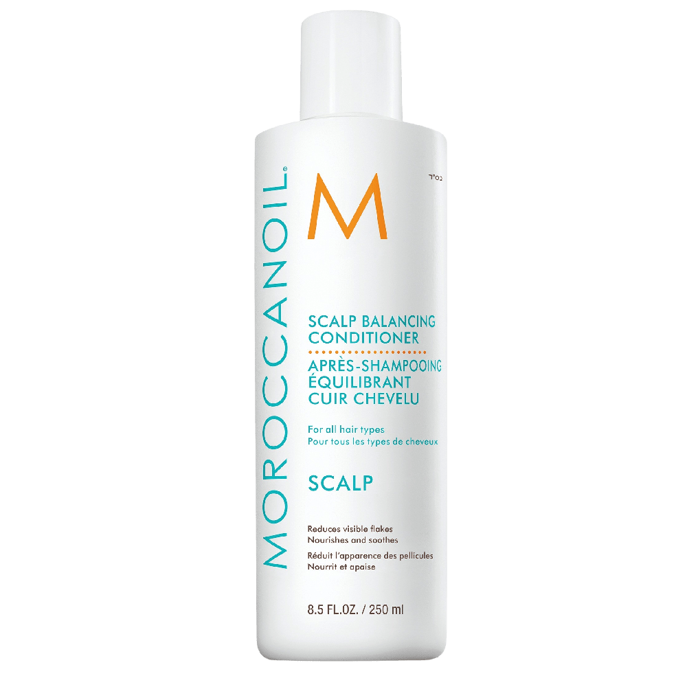 Moroccanoil Scalp Balancing Conditioner beruhigt die Kopfhaut, spendet Feuchtigkeit und sorgt für geschmeidiges, glänzendes Haar