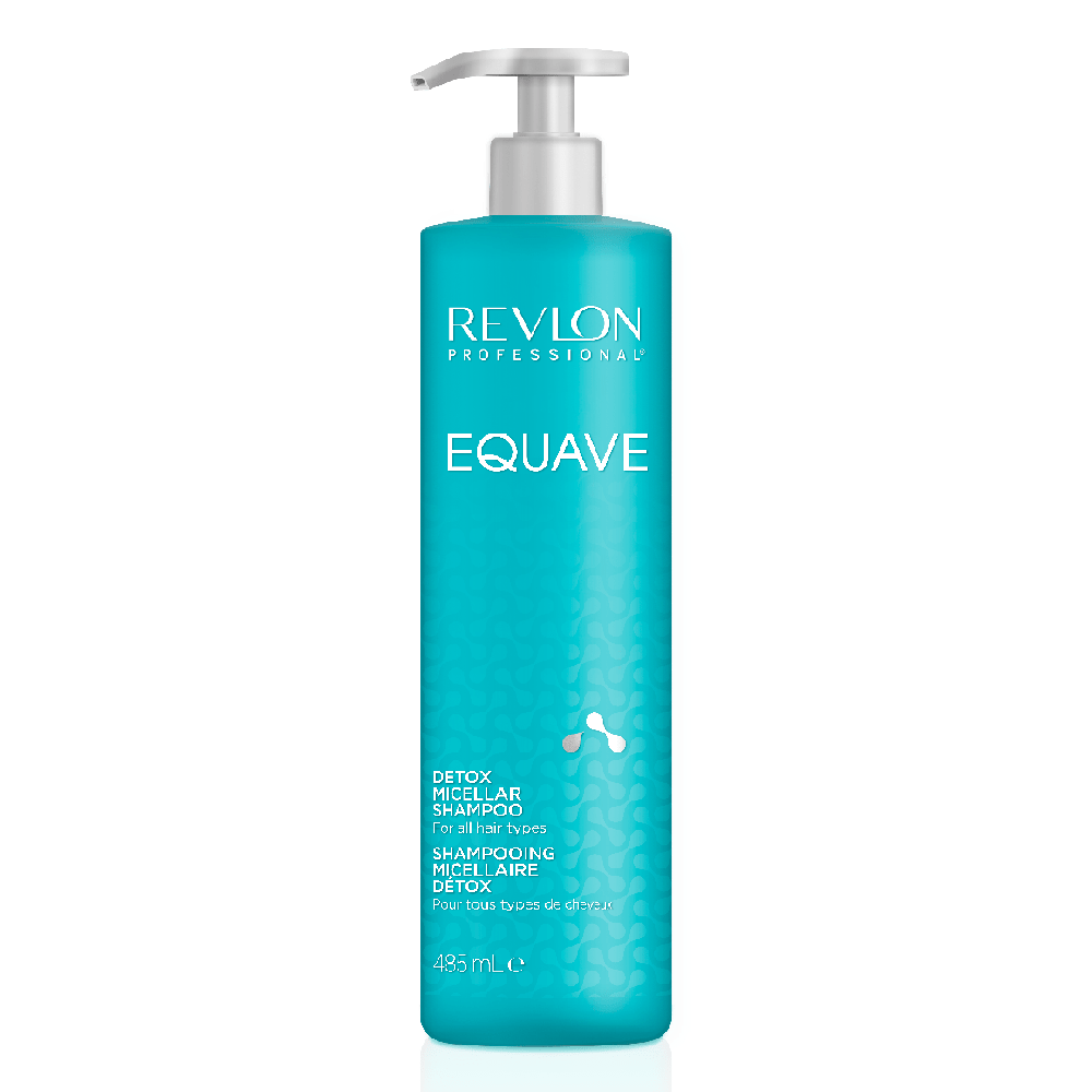Revlon Professional Equave Detox Micellar Shampoo zur tiefenreinigung und sanften entfernung von rueckstaenden fuer glaenzendes haar