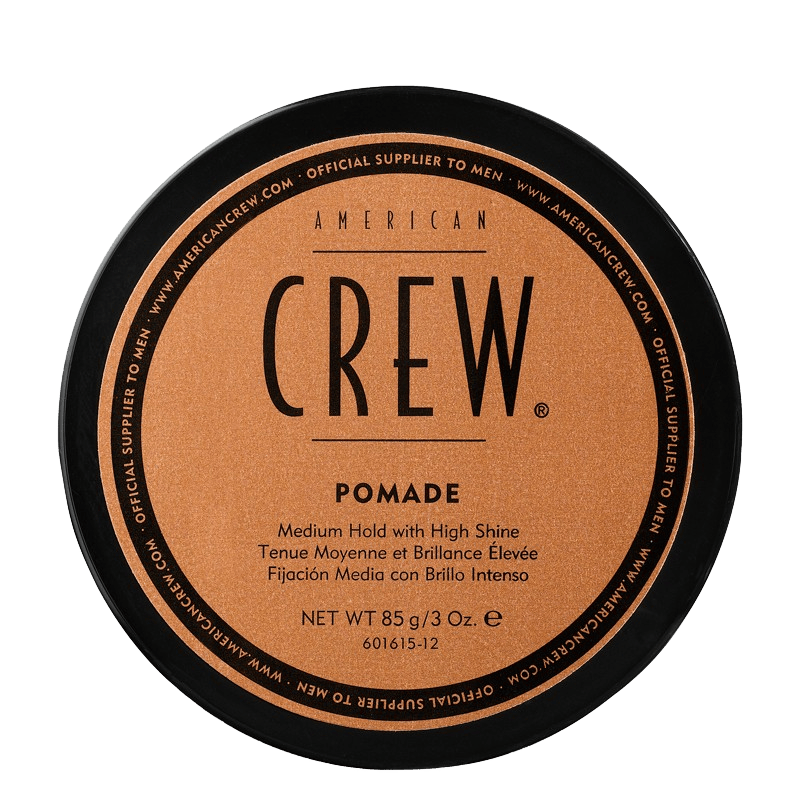 American Crew Pomade für flexiblen Halt und intensiven Glanz, ideal für Slick Back Looks und definierte Locken.