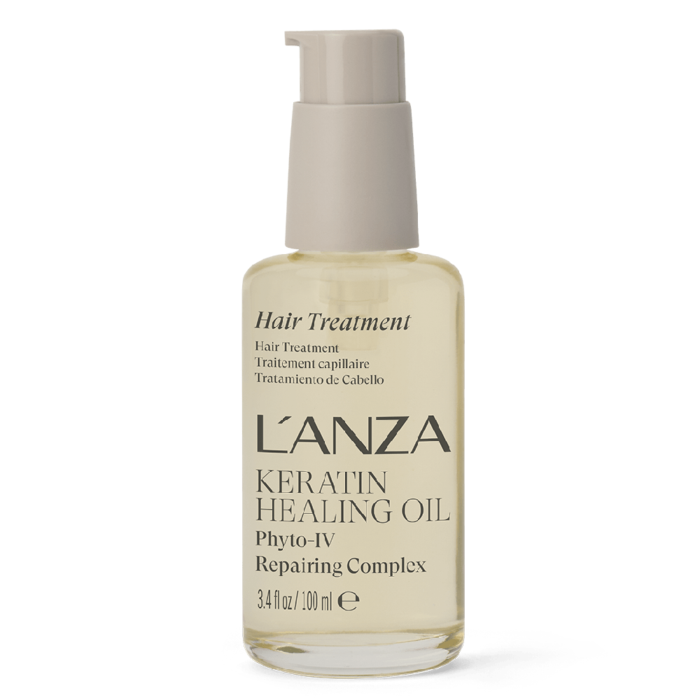 Lanza Keratin Healing Oil Hair Treatment pflegt und schützt das Haar, verleiht Glanz und reduziert Frizz