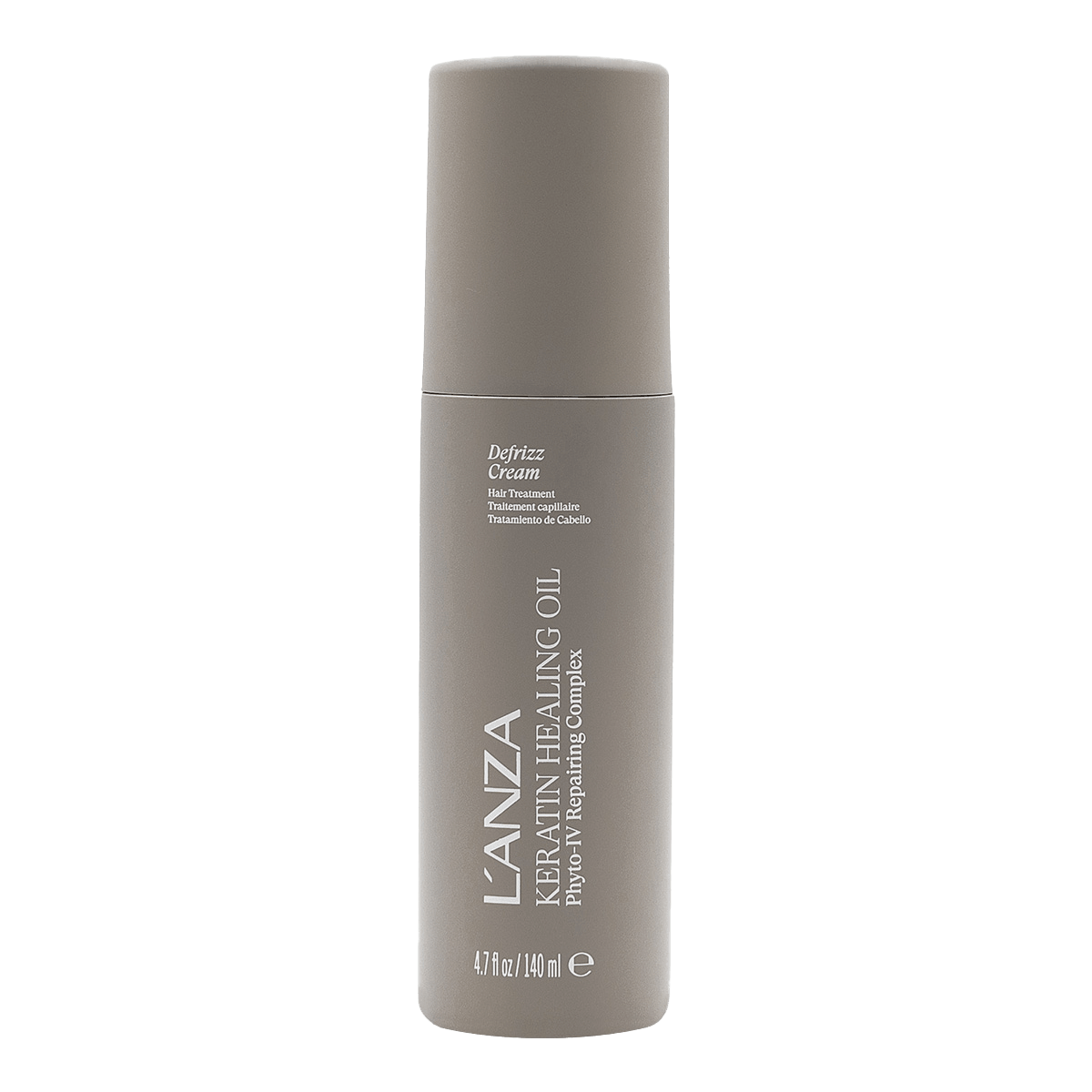 Lanza Keratin Healing Oil Defrizz Cream als glättende Leave in Creme gegen Frizz mit Hitzeschutz für geschmeidiges Haar