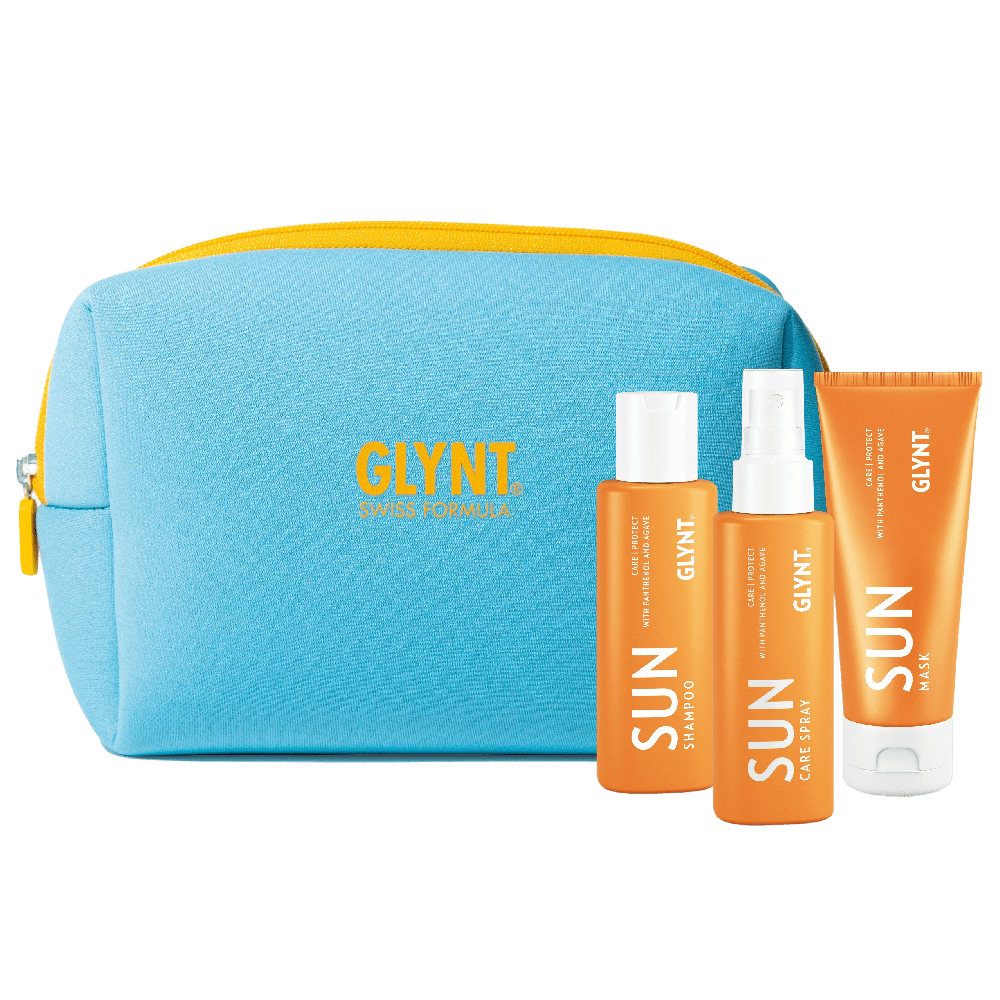 GLYNT SUN Set mit GRATIS Neopren Kosmetiktasche