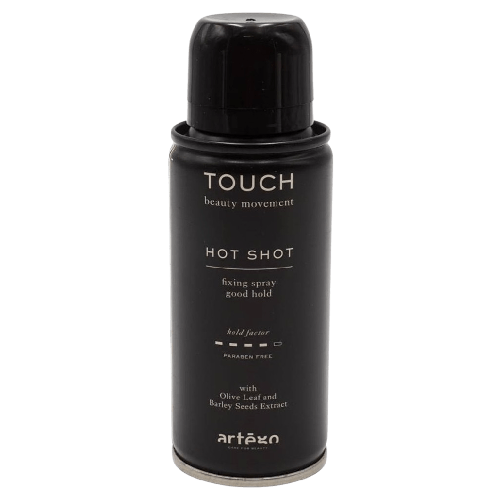 Artègo Touch Hot Shot Reisegröße für flexiblen Halt und Frizzschutz beim Styling unterwegs