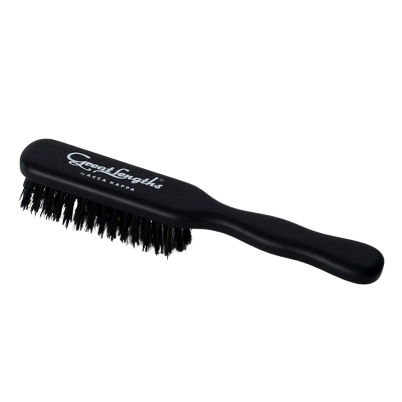Great Lengths Acca Kappa Travel Brush BLACK zum schonenden Entwirren von Extensions und langem Haar