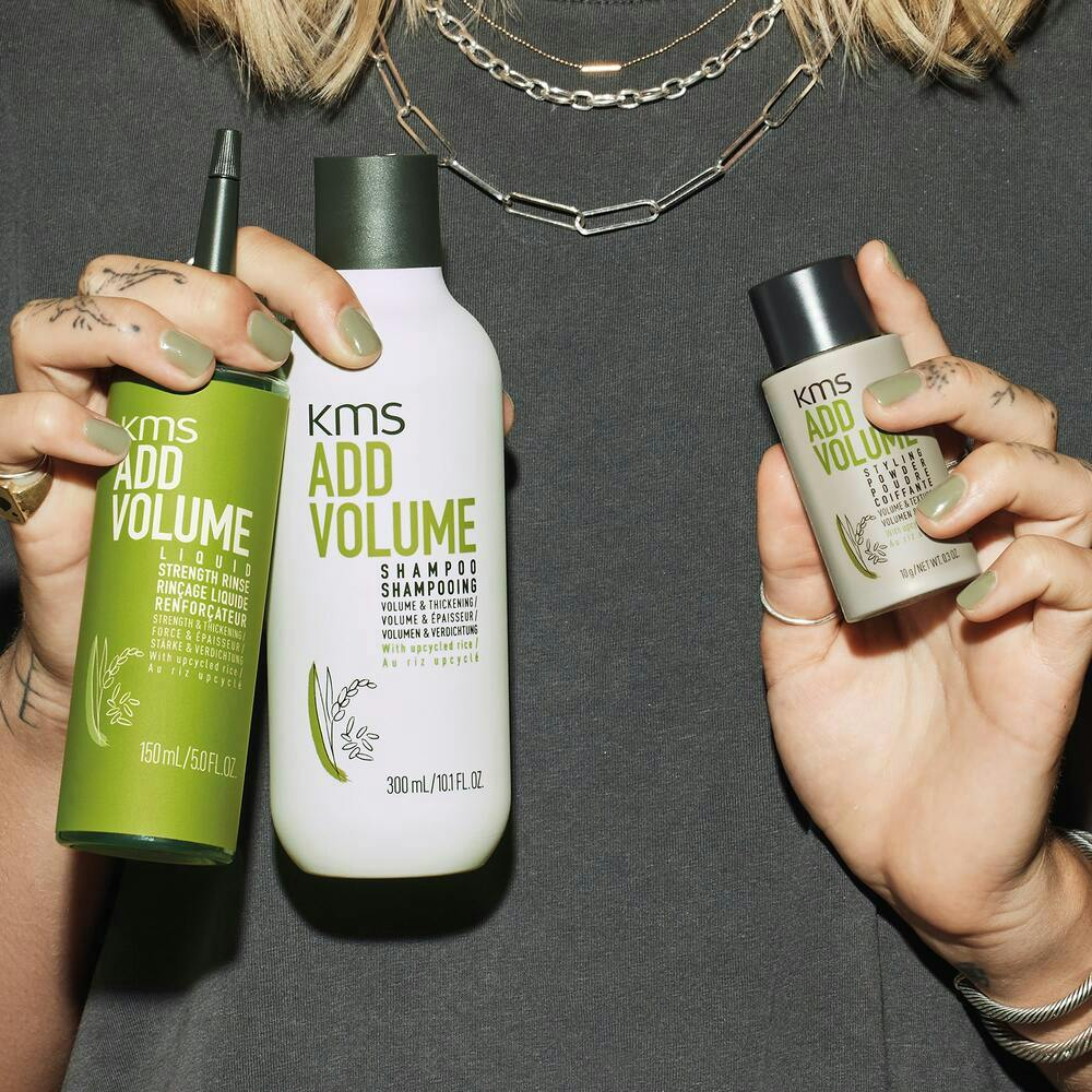 KMS ADDVOLUME Neuheiten zeigen innovative Volumenpflege und stärkende Haarprodukte