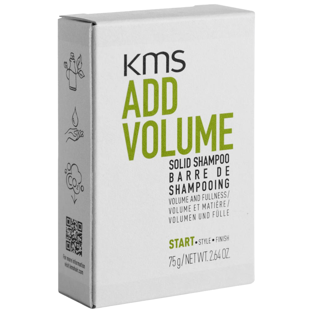 KMS ADDVOLUME Solid Shampoo 75g mit KEEPER
