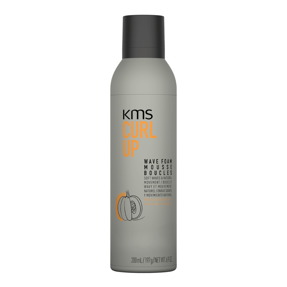 KMS CURLUP Wave Foam für definierte Wellen mit Frizzkontrolle und Hitzeschutz beim Styling