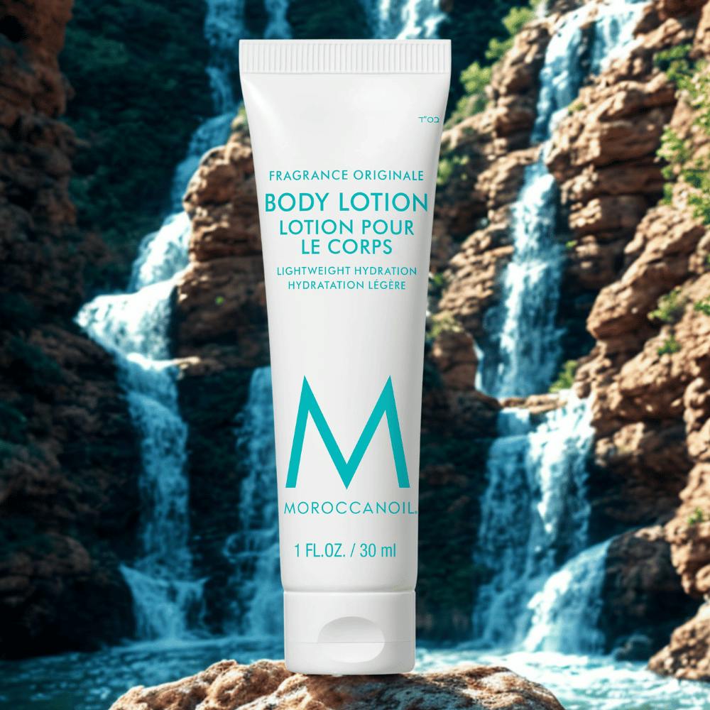 Moroccanoil Body Lotion Fragrance Originale 30ml als leichte, schnell einziehende Koerperlotion fuer gepflegte Haut