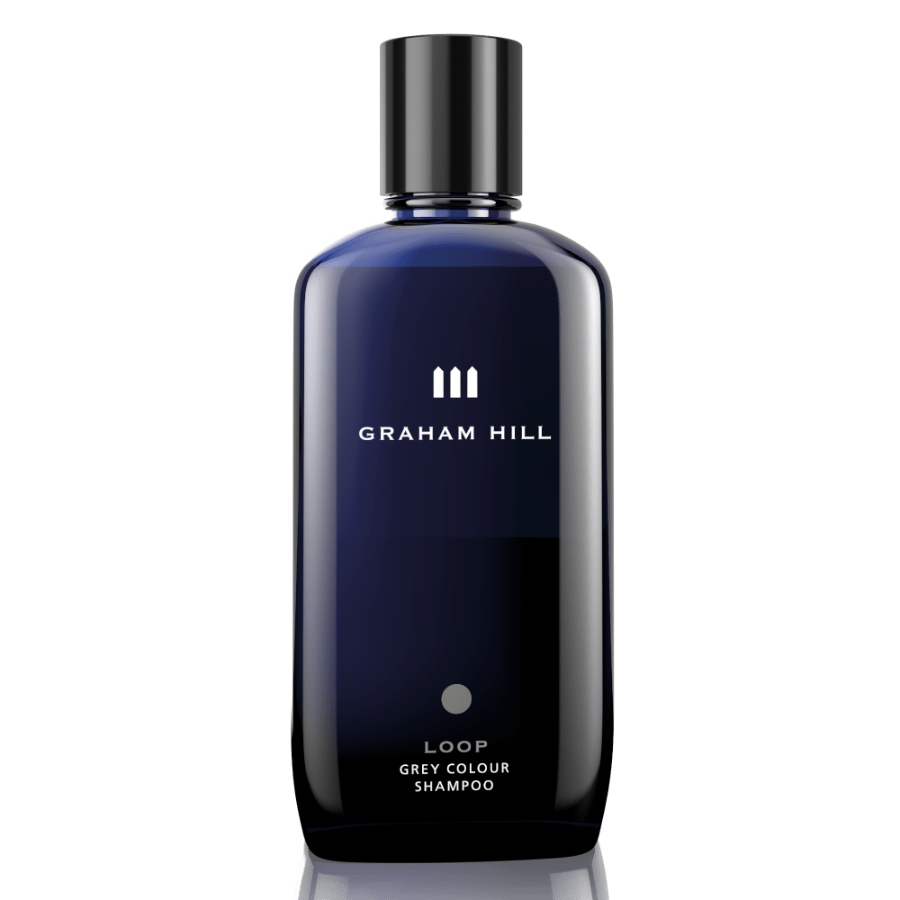 Graham Hill LOOP Grey Colour Shampoo zur schiefergrauen Farbveredelung von weißem und ergrautem Haar