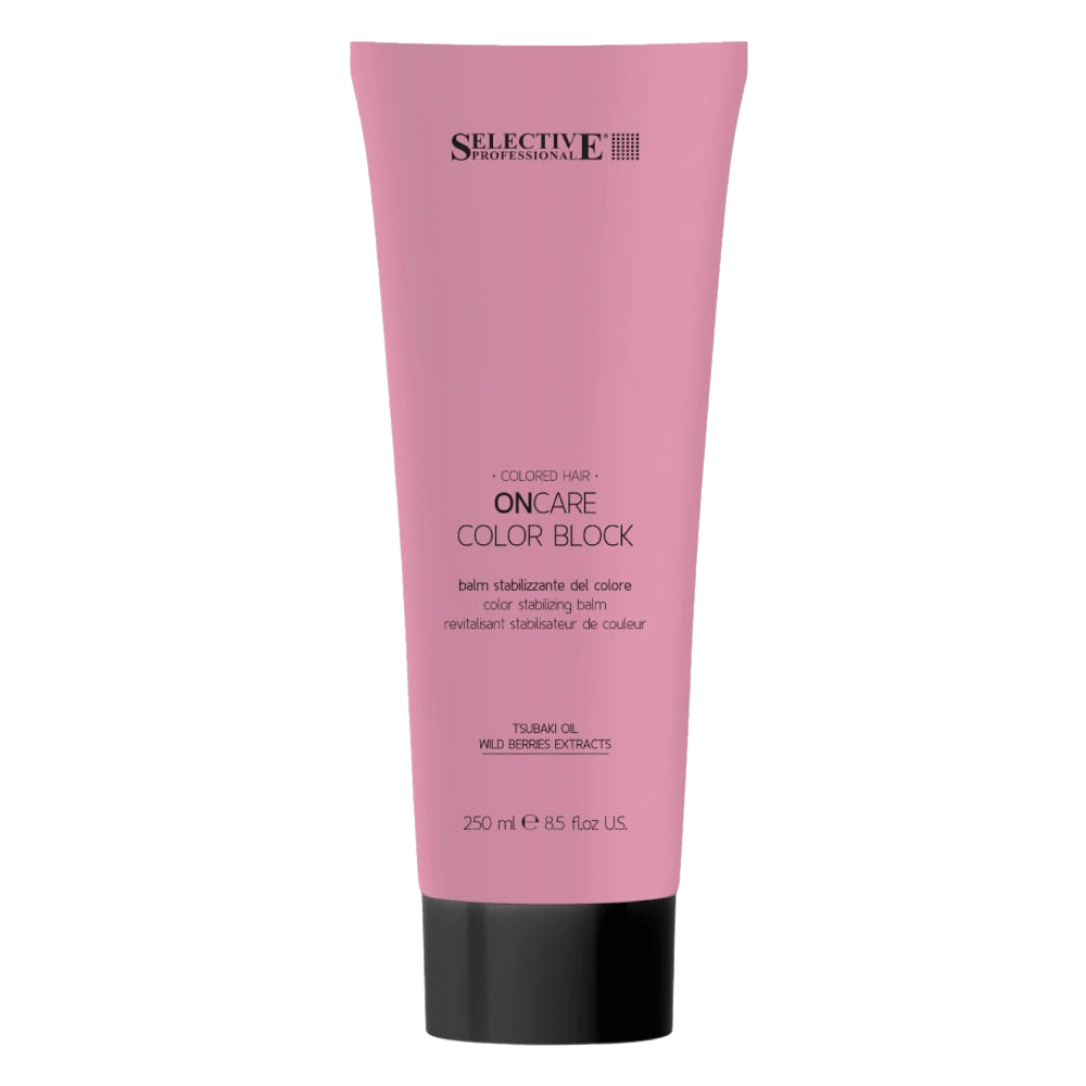 Selective Professional On Care Color Block Balm pflegt coloriertes Haar, schützt die Farbe und verleiht intensiven Glanz