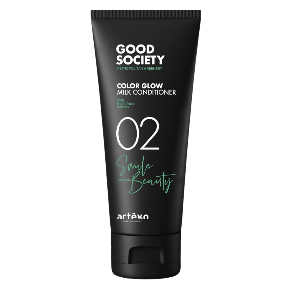 Artègo Good Society Color Glow Milk Conditioner für coloriertes Haar mit Farbschutz, Feuchtigkeit und Glanz
