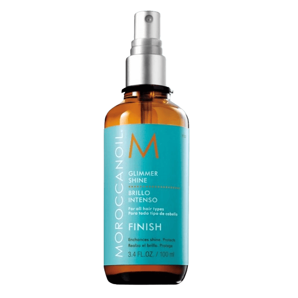 MOROCCANOIL Glimmer Shine Spray verleiht dem Haar intensiven Glanz und schützt vor Frizz und UV-Strahlung