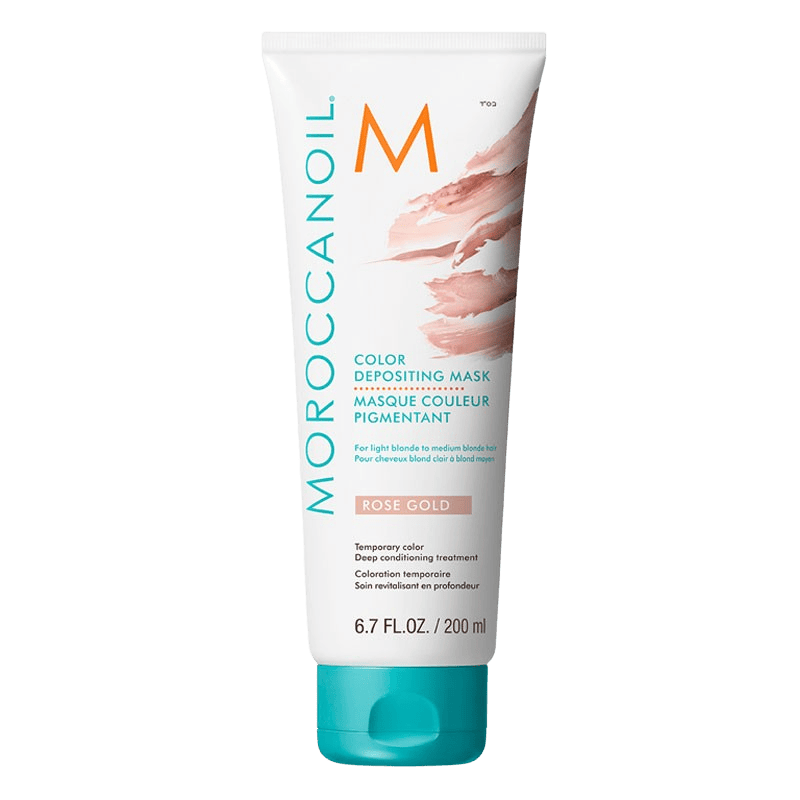 Moroccanoil Color Depositing Mask Rosegold für blondes Haar mit pflegender Wirkung und sanftem Roségold-Schimmer