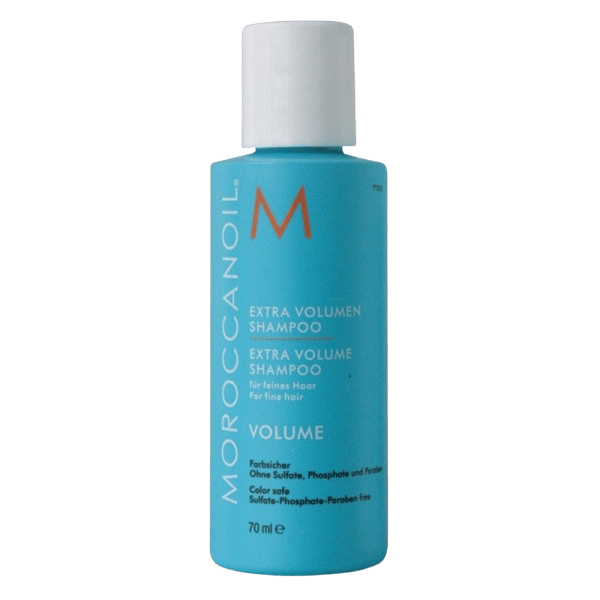 MOROCCANOIL Extra Volumen Shampoo für feines Haar sorgt unterwegs für leichtes Volumen und gepflegten Glanz