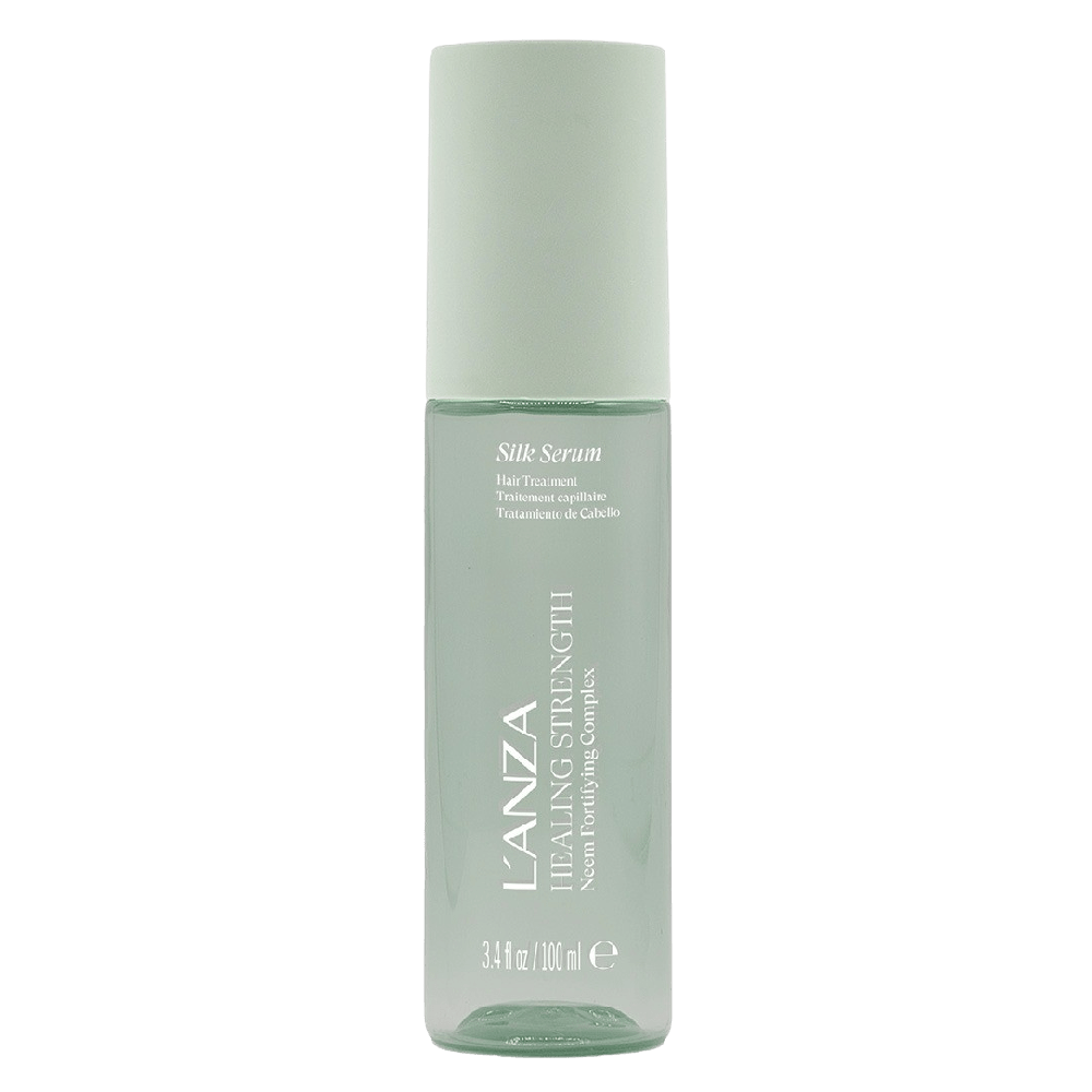 L’ANZA Healing Strength Silk Serum stärkt das Haar, schützt vor Hitze und verleiht seidigen Glanz