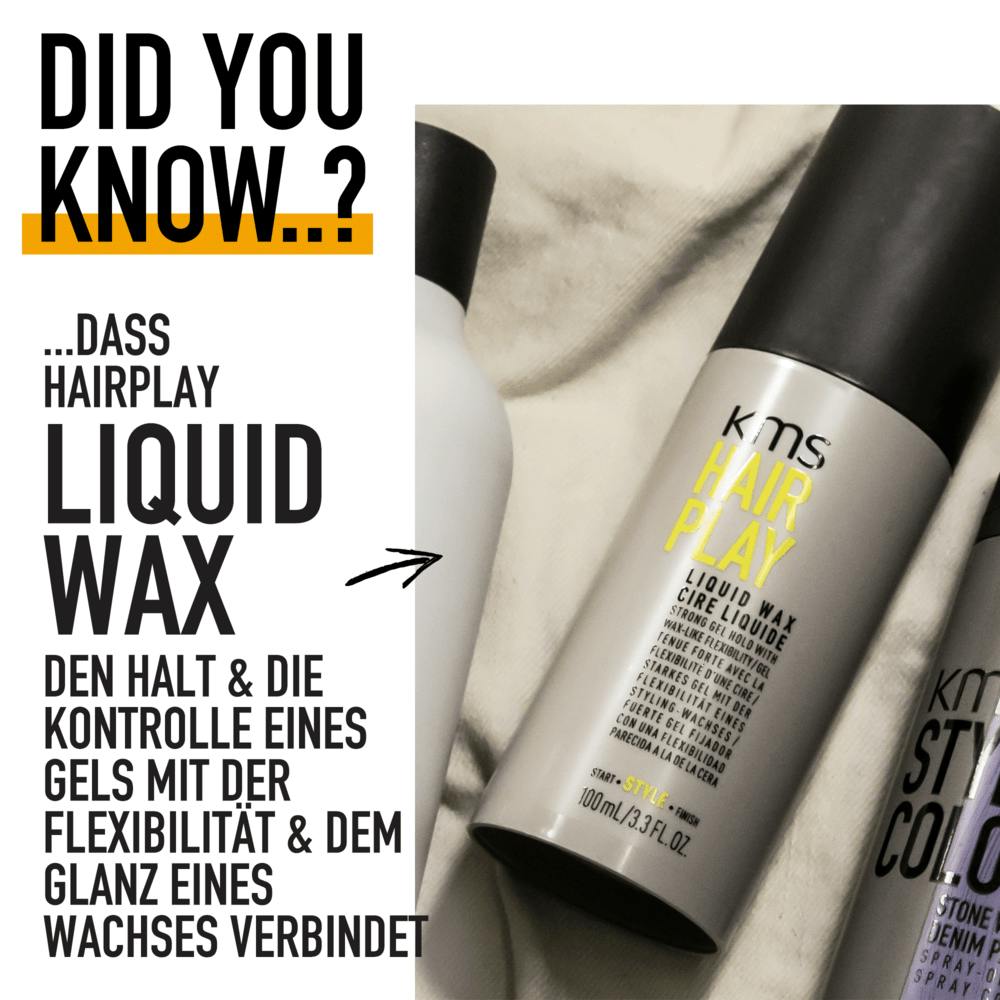 KMS HAIRPLAY Liquid Wax 100ml