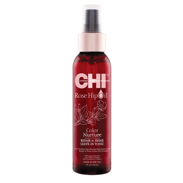CHI Rose Hip Oil Color Nurture Repair & Shine Leave-In Tonic 118ml