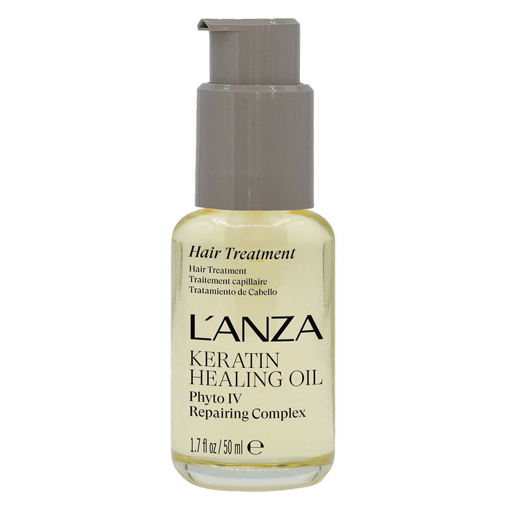Lanza Keratin Healing Oil Hair Treatment 50ml pflegt trockenes Haar, spendet Feuchtigkeit und schützt vor Hitze beim Styling