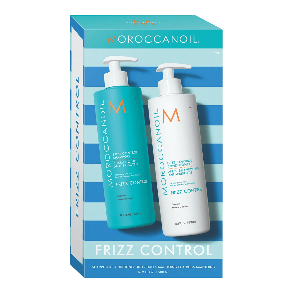 MOROCCANOIL Duo Frizz Control Pflegeset für trockenes Haar mit Frizz-Kontrolle, Feuchtigkeit und Glanz